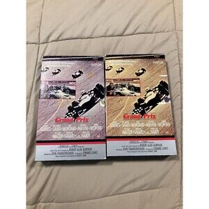 Grand Prix Complete Set VHS 1966/87 Part 1&2 James Garner  Saint RARE Racing Car